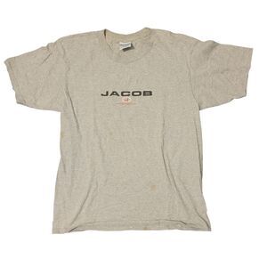 Vintage Y2K Gildan Jacob Grey Top Tee T-shirt Size: Large